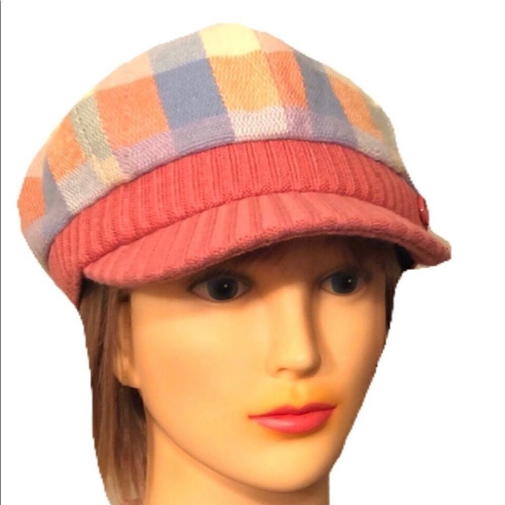 Kennedy cashmere cabbie newsboy hat